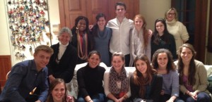 2014 Dinner Discussion at alum Kristin Johanson's NYC home with guest speaker educator Edith Thurber