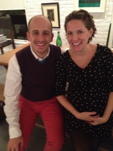 Seminar Dinner guest speakers:  NYC School Principals Abarno and Colavita